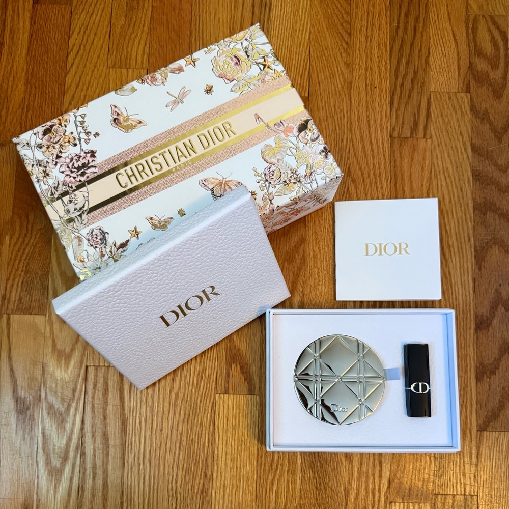 Dior Compact Mirror & Lipstick - NEW